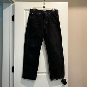 Agolde 90s Crop Jean in Shutter